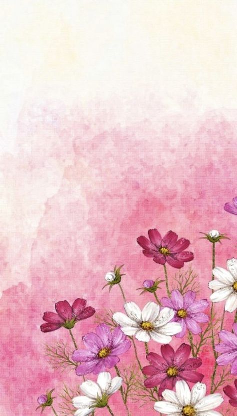 Flower Background Images, Sky Design, 수채화 그림, Flower Background Wallpaper, Watercolor Flowers Paintings, Flower Phone Wallpaper, Watercolor Paint, Background Pictures, Doodle Patterns