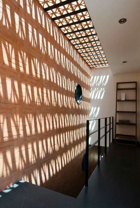 Natural Lighting Architecture, Lighting Architecture, Skylight Design, Brick Architecture, Natural Lighting, Luz Natural, Light Architecture, Art Architecture, The Shadows