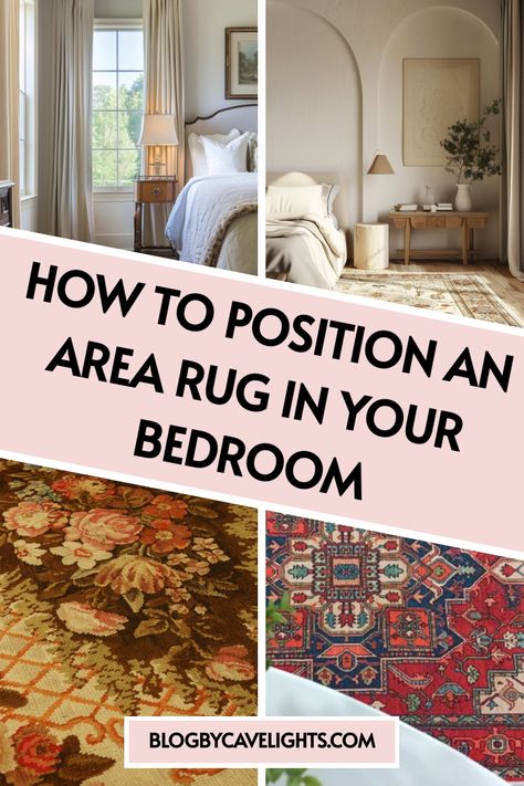 Elevate your bedroom aesthetic with the perfect area rug! 🌿 Find out how using bedroom rugs under king bed can redefine your space. Check out our article for all the stylish details! Rug Placement Bedroom King Bed, Rug By Bed, Layered Rugs Bedroom, Rug Ideas Bedroom, Accent Rugs Bedroom, Bed Against Wall, Bedroom Rugs Under Bed, Bedroom Laminate Flooring, Rug Under Bed