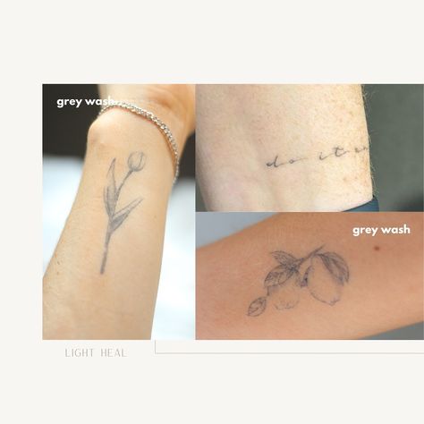 Fine line tattoos heal a bit different to traditional tattoos. Fine line artists use the same inks that they traditional artists do, but they tend to use smaller needles. Read on to find out what you can expect from a fine line tattoo! 🤍 → So how will my tattoo look? Fine line tattoos may usually heal a bit lighter, more like a medium to light grey, sometimes a darker almost black colour. Sometimes they can heal a little patchy or faded. That’s totally normal! In fact, a lot of my clients ... Fine Line Watercolor Tattoo, Fine Line Tattoo Healed, Healed Fine Line Tattoo, Grey Ink Tattoo, Tattoos Fine Line, Line Artist, Fine Line Tattoo, Healing Tattoo, Line Tattoo