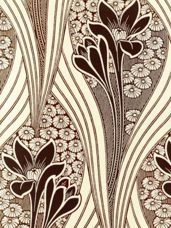 art deco wallpaper samples | Bespoke Design (Chameleon Collection) [Whats this] Bedroom Art Nouveau, Fiori Art Deco, Papier Peint Art Nouveau, Art Nouveau Floral Pattern, Nouveau Wallpaper, Fleurs Art Nouveau, Arte Art Deco, Art Nouveau Wallpaper, Vintage Tattoo Art