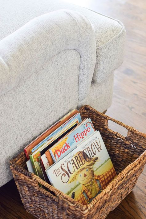 Book basket ideas