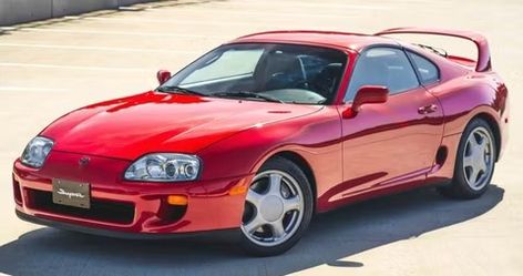 Red 1994 Toyota supra Red Toyota Supra, 1994 Toyota Supra, Supra Mk4, Toyota Supra Mk4, Jdm Cars, Toyota Supra, Jdm, Toyota, Bts