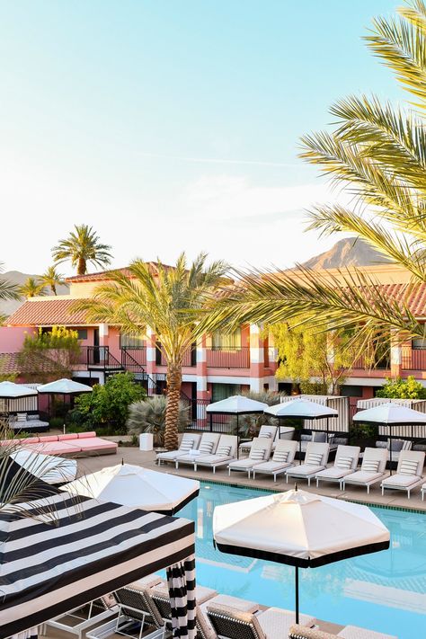 5 of the Best Hotels in Palm Springs - Palm Springs Girls Trip, Cabana Restaurant, Palm Springs Pool, Palm Springs Hotel, Palm Springs Houses, Palm Springs Hotels, Rose Bar, Parker Palm Springs, Sands Hotel