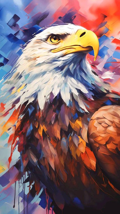 Memories Art, Childhood Memories Art, Abstract Animal Art, Eagle Art, Shirt Prints, Abstract Animals, Canvas Art Painting, Bird Art, Art And Architecture