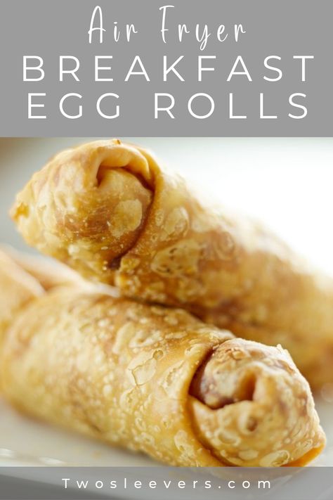 Eggroll Wrapper Recipes Dessert Air Fryer, Ground Beef Egg Rolls Air Fryer, Italian Beef Egg Rolls Air Fryer, Easy Egg Roll Recipes Air Fryer, Airfryer Recipes Easy Healthy, Breakfast Eggrolls Baked, Air Fryer Breakfast Egg Rolls, Egg Roll Breakfast Recipes, Egg Roll Wrapper Ideas