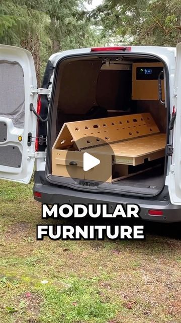 Pullout Table, Camper Furniture, Van Builds, Van Bed, Camper Beds, Transit Camper, Custom Campers, Roof Tent, Transit Custom