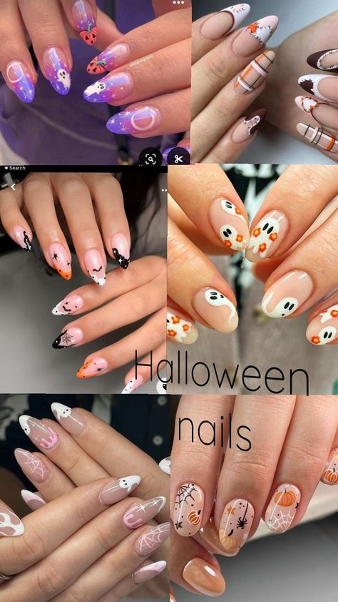 Halloween preppy nails Halloween Preppy, Preppy Nails, Halloween, Nails, Pins