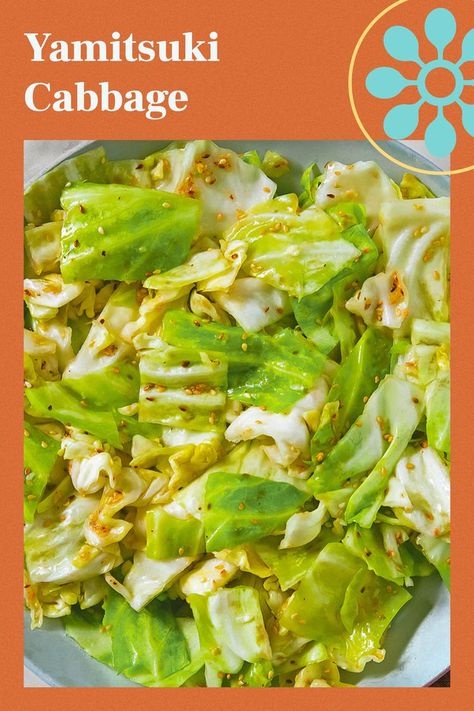 The 5-Minute Cabbage Recipe I Make At Least Once a Week Recipes For Cabbage Dinners, Mushroom And Cabbage Recipes, Idea For Dinner Easy, Diet Cabbage Recipes, Yamitsuki Cabbage, Mini Cabbage Recipe, Teriyaki Cabbage, Korean Cabbage Soup, Asian Style Cabbage