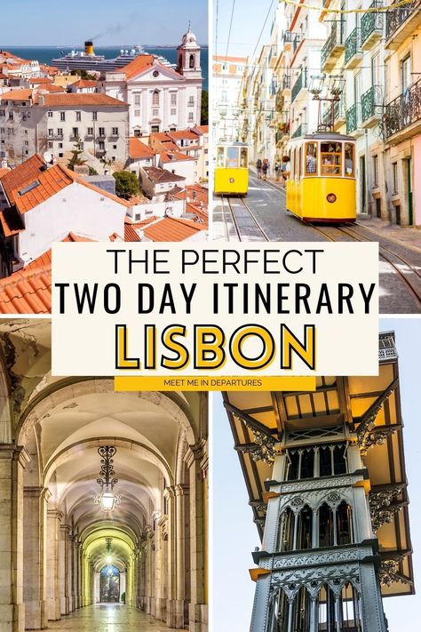 Discover Lisbon for two days with an itinerary packed with charm. From cobblestone streets to iconic landmarks, explore the city’s highlights.  Lisbon 2 day itinerary | Lisbon in 2 Days | Lisbon itinerary | 2 Days in Lisbon | Lisbon in 48 hours | 48 hours in Lisbon | Lisbon, Portugal itinerary | what to see in Lisbon | what to do in Lisbon | weekend in Lisbon | Lisbon travel guide | Lisbon weekend itinerary | girls weekend in Lisbon | things to see in Lisbon | Lisbon travel itinerary What To See In Lisbon Portugal, Lisbon 2 Day Itinerary, 2 Days In Lisbon, Lisbon Itinerary 3 Days, Lisbon Portugal Summer, Lisbon Must See, Lisbon To Do, What To Do In Lisbon, Best Beaches In Portugal