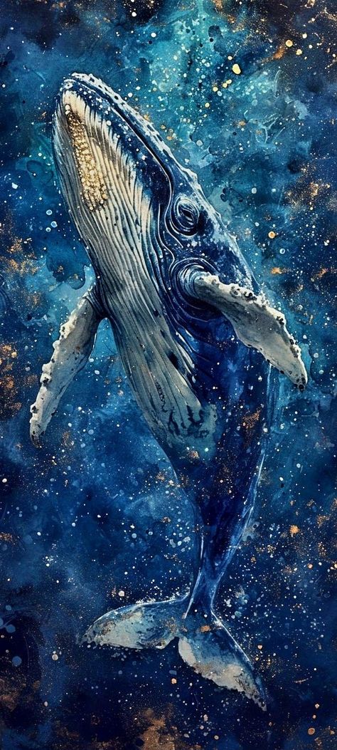 Whale Artwork, Whale Pictures, Sea Creatures Art, Whale Painting, Sky Art Painting, Sea Life Art, Underwater Art, Whale Art, Sea Art