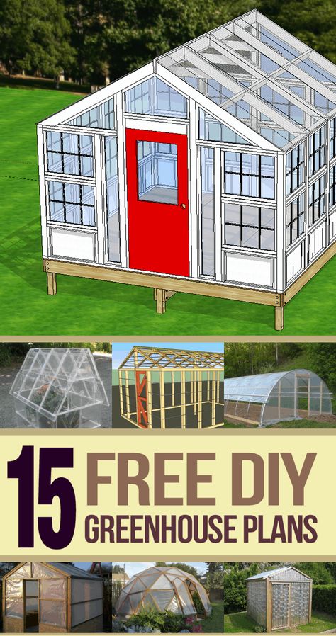 Greenhouse From Old Windows, Diy Greenhouse Plans, Greenhouse Shed, Build A Greenhouse, Home Greenhouse, Casa Country, Backyard Greenhouse, Greenhouse Plans, Aquaponics System