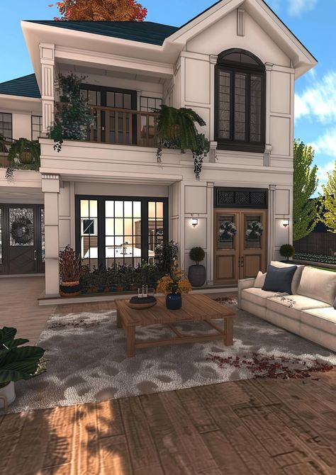 Looking for inspiration for your next Bloxburg build? Dive into our list of the 50+ Best Bloxburg House Ideas to Inspire You! From cozy cottages to luxurious mansions, find the perfect design to spark your creativity Bloxburg Cute Mansion, Bloxburg Builds Not Houses, House Design For Bloxburg, Bloxburg Cool Builds, Best Bloxburg Builds, Small House Ideas Bloxburg, Bloxburg French House, Aesthetic House Bloxburg, Cozy House Bloxburg