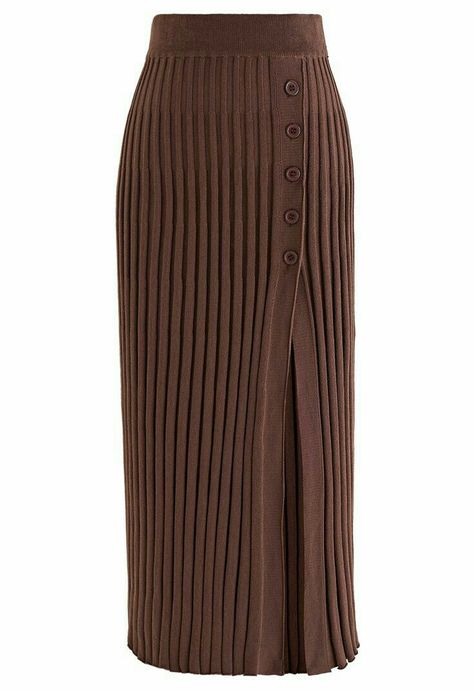 #elegantfashion #chicstyle #chicfashion #streetfashion #fashionista #fashioninspiration Rib Knit Skirt, Bridesmaid Dresses Ideas, Chic Dress Classy, Knitted Skirt, Knit Pencil Skirt, Sequence Work, Dresses Ideas, Modest Fashion Outfits, Mecca