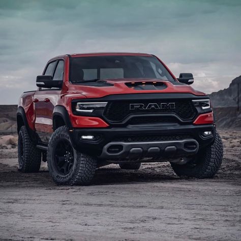 Ram Trx, Muscle Truck, Ram Truck, Dodge Challenger Srt, Dodge Trucks Ram, Ram Trucks, Dodge Trucks, Fancy Cars, Custom Trucks