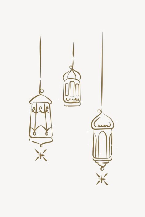 Aesthetic hanging Ramadan lanterns clipart vector | premium image by rawpixel.com / Aum Cute Lantern Drawing, Cute Lantern, Ramadan Lanterns, Lantern Aesthetic, Lantern Wallpaper, Islamic Border, Ramadan Lantern, Of Aesthetic, Hanging Lanterns