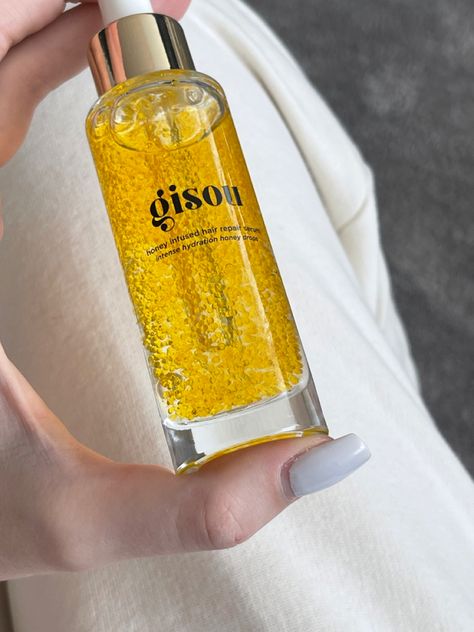 #gisouhairserum #gisouoil #gisouhoneyinfused #gisouhaircare Gisou Hair Repair Serum, Gisou Hair, Serum Hair, Skincare Packaging, Hair Stores, Shower Skin Care, Strawberry Blonde Hair, Honey Hair, Healthy Hair Tips