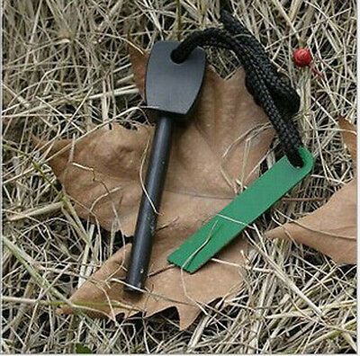 (eBay) Survival Magnesium Stone Flint Fire Starter Lighter Kit Flint Fire Starter, Fire Starter, Hiking Equipment, Fire Starters, Garden Trowel, Camping And Hiking, Garden Tools, Product Information, Hiking