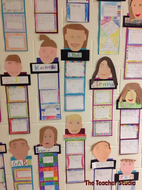 The Teacher Studio: Learning, Thinking, Creating: "Me as a Reader" Student Goals Display, Hallway Displays, Elementary Teaching, First Day Of School Activities, Academic Goals, 5th Grade Reading, Literacy Lessons, Teaching Language Arts, 3rd Grade Reading