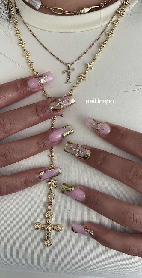 Ig/herartistrysyd | TikTok خواتم خطوبة, Spring Nail Designs, Girly Acrylic Nails, Brighter Days, Classy Acrylic Nails, Luxe Jewelry, Unique Acrylic Nails, Bling Acrylic Nails, Classy Fashion