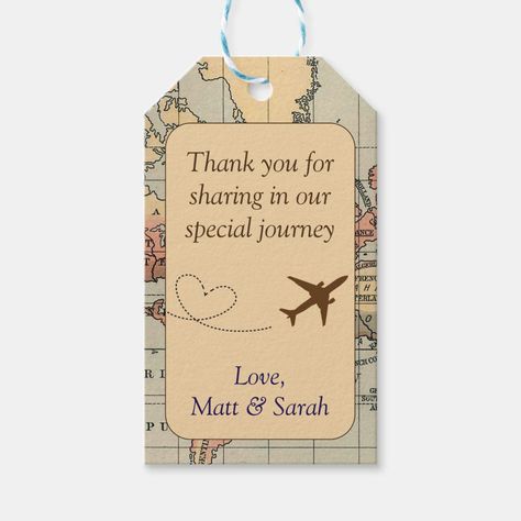 Travel Theme Wedding Favors, Vintage Travel Themes, Travel Party Theme, Top Wedding Trends, Vintage Wedding Gifts, Wedding Gift Tags, Travel Theme Wedding, Wedding Favors Cheap, Travel Theme