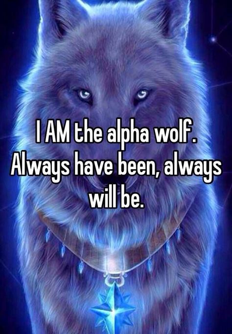 Leona Core, Wolf Pack Quotes, I Am The Alpha, Alpha Quote, Wolf Meme, Lone Wolf Quotes, Alpha Werewolf, Alpha Wolf, Wolf Quotes