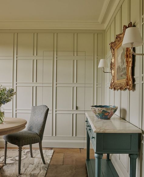 The enduring delight of the secret door.⁠ ⁠ It’s the door that has always delighted and surprised in the great period houses.⁠ ⁠ Known as a jib door, it takes real craftsmanship to dissolve a door into a panelled wall. Not just a thing of beauty, they preserve the symmetry and help build the aesthetic of the room whilst adding an element of fun and character for our clients. A thing to surprise and delight every generation and for generations to come.⁠ ⁠ #CraftedByArtichoke⁠ ⁠ Design & make @... Jib Door, Hidden Door Ideas, Country House Kitchen, Door Ways, God Is In The Details, Home Background, Secret Doors, Trim Moulding, Elegant Doors