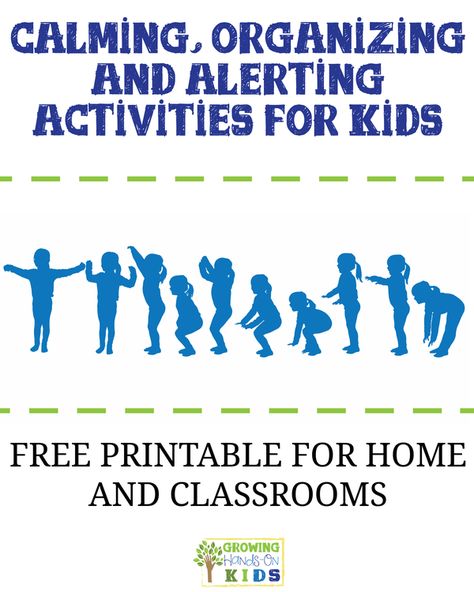 Alert Program Activities, Alert Program, Sensory Diet, Occupational Therapy Activities, Sensory Integration, Kids Behavior, School Psychology, New Classroom, Working With Children