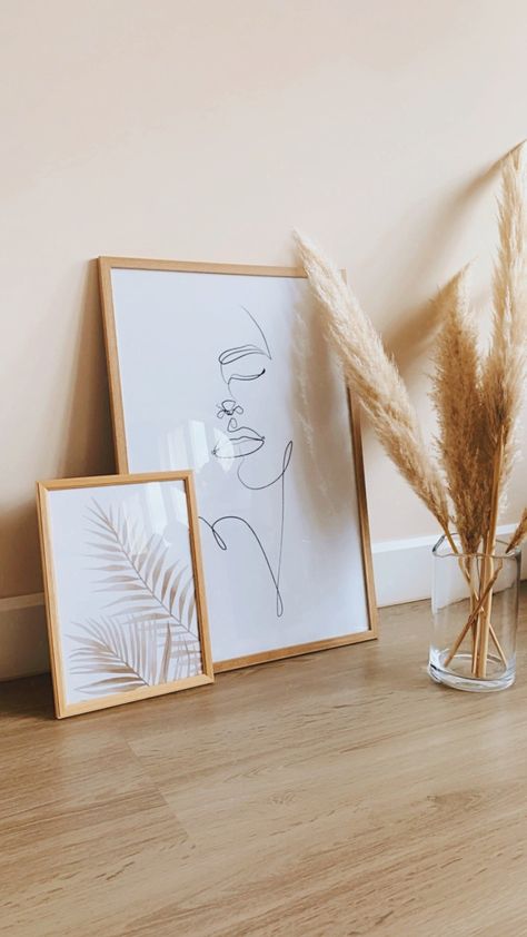 Simple photo frame in oak colour to present your pictures nicely and for a reasonably price. Wooden frame supplied with plain quality glass. Simple Photo Frame, Wall Layout, Gallery Wall Layout, Beige Tones, Wooden Photo Frames, Wall Paintings, Simple Pictures, Brown Walls, Black Beaded Jewelry