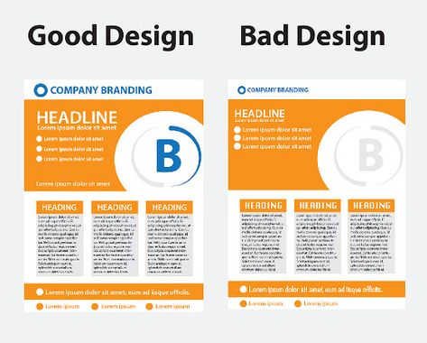 graphic design examples bad and good - Google Search Good Design Vs Bad Design Examples, Good Vs Bad Graphic Design, Good Design Vs Bad Design, Bad Layout Design, Bad Graphic Design Examples, Bad Graphic Design, Good Resume, Expressive Typography, Product Poster