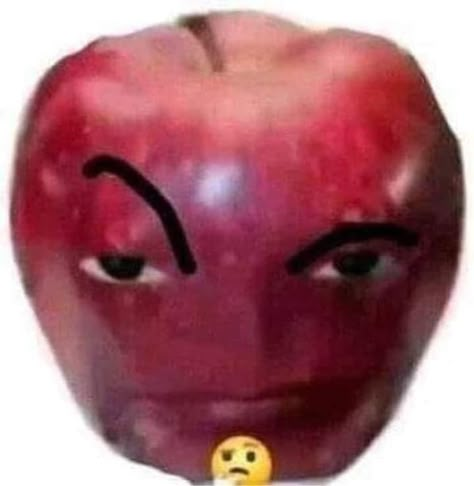 Apple Memes, Andy's Apple Farm, Blue Emoji, Apple Farm, Image Memes, Just A Game, Reaction Images, Funny Profile Pictures, Instagram Funny