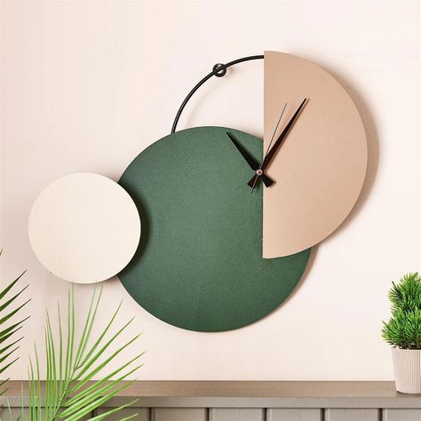 Excited to share the latest addition to my #etsy shop: Modern Metal Wall Clock – Oversized Wall Clock, 47x31 cm, Geometric Wall Clock 🛍️ https://etsy.me/3LxCWFZ 🛍️ #greenwallclock #usefulgiftidea #housewarminggift #valentinesdaygift #irregularwallclock #geometricwallclock #entrywaydecor #contemporarydecor #walldecor #metalwallclock Wall With Clock, Silent Art, Decorative Clock, Minimalist Wall Clocks, Art Deco Clock, Outdoor Metal Wall Art, Contemporary Art Deco, Peaceful Environment, Oversized Wall Clock