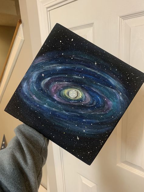 Cool Space Paintings, Painting Ideas Space, Space Painting Easy, Painting Of Space, January Painting, Funny Animal Drawings, Space Painting Ideas, Drawings With Charcoal, Space Paintings