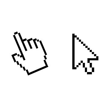 Information Technology Tattoo, Pixel Cursor, Bandit Aesthetic, Cursor Icon, Airplane Icon, Mouse Icon, Pixel Art Background, Pointing Hand, System Design