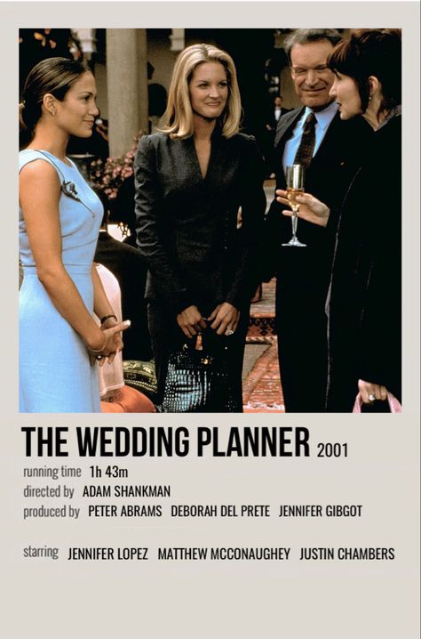 The Wedding Planner Movie Outfits, The Wedding Planner Movie, Movie Polaroids, Polaroid Movie Poster, Rom Coms, Netflix Movies To Watch, Polaroid Posters, The Wedding Planner, Dance Movies