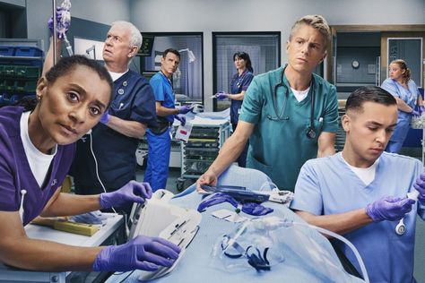 CASUALTY stars fear the series will be axed just like Holby City. The BBC medical drama is sister show to the recently killed off Holby, and the shock axing has reportedly left stars worried for their future. Actress Di Botcher – who plays paramedic Jan Jenning in the show – told The Daily Star Sunday: […] Casualty Cast, Future Actress, Bbc Casualty, Charge Nurse, Feeling Betrayed, Holby City, City Hospital, Tv Shopping, Medical Drama