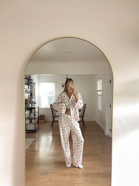 Cozy Pajama Set, Matching Pj Set Aesthetic, Cute Pajama Sets Aesthetic, Fruit Pjs, Matching Pjs Aesthetic, Aesthetic Pajama Set, Matching Pajamas Aesthetic, Pj Sets Aesthetic, Fruit Pajamas