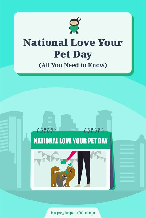 It’s estimated that 66% of households own a pet in the US alone, with 97% considering their pet a vital part of the family. Pets not only bring joy into our lives but they can also benefit our health too, and what better time to show our appreciation and honor the human-animal bond than on National Love Your Pet Day? So, we had to ask: What is the most important information you need to know about this year’s National Love Your Pet Day? 💚 National Love Your Pet Day, Love Your Pet Day, Human Animal, Family Pets, Love Your Pet, Pet Day, Your Pet, Love Your, Our Life