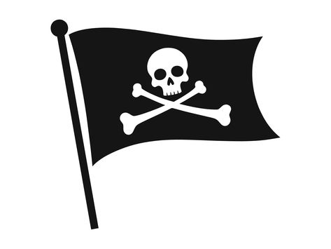 Jolly Roger Flag, Book Cover Art Design, Printable Clip Art, Flag Printable, Pirate Flag, Art Cut, Flag Svg, Jolly Roger, Book Cover Art