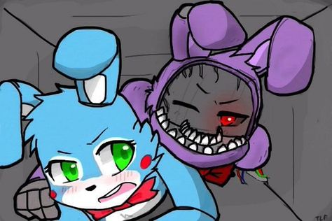 Withered Bonnie X Toy Chica, Withered Bonnie And Toy Bonnie, Withered Bonnie X Toy Bonnie, Fnaf Ships, Withered Bonnie, Fnaf Costume, Lapis Lazuli Steven Universe, Toy Bonnie, Fnaf 1