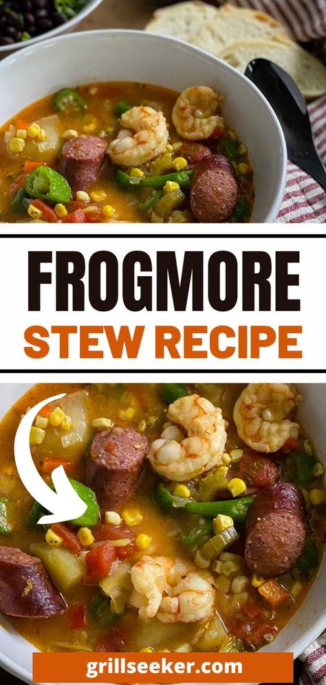 Shrimp Perloo Recipe, Country Boil Recipe, Frogmore Stew, Low Country Boil Recipe, Beaufort South Carolina, Country Boil, Low Country Boil, Cajun Dishes, Boiled Food