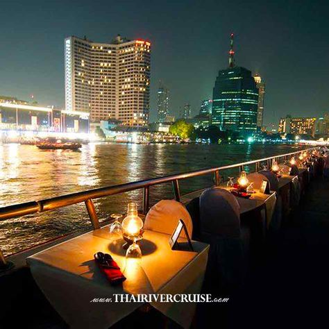 White Orchid River Cruise Bangkok Dinner Best Booking Discount Price Thailand Bucket List, Thailand Trip, Dinner Cruise, Northern Thailand, River Cruise, Discount Promotion, White Orchids, Candle Light, River Cruises