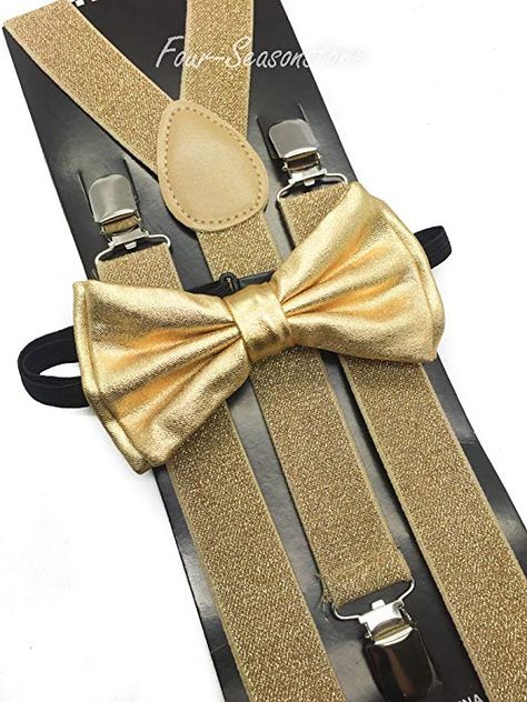 Beauty And The Beast Quince, Tie And Suspenders, Gold Bow Tie, Fun Wedding Shoes, Tie Matching, Yosemite Wedding, Bow Tie Dress, Suspenders Set, Inexpensive Wedding Venues