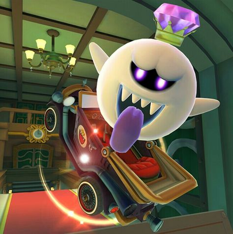 King Boo Mario, Luigi's Mansion, King Boo, Cartoon Video Games, Nintendo Characters, Super Mario World, Super Mario Art, Nintendo Art, Mario Art