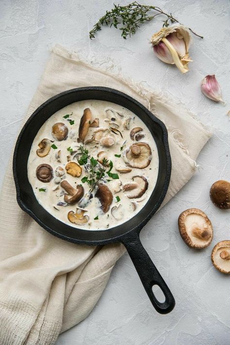 Food Photography Composition, Food Photoshoot, Food Photography Inspiration, Food Photography Tips, Food Drink Photography, Food Photography Styling, Vegan Cooking, Mushroom Soup, Food Plating