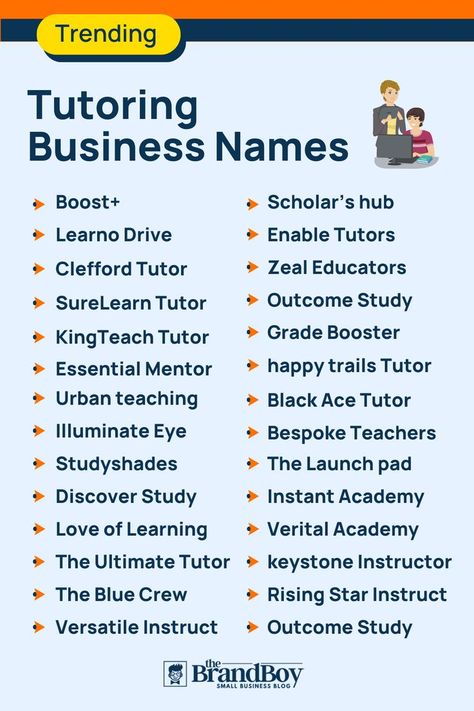 Tutoring Business Names Company Names Creative, Creative Business Names List, Creative Company Names, Company Names Ideas, Group Names Ideas, Teaching Business, Tuition Centre, Tutoring Business, Tuition Classes