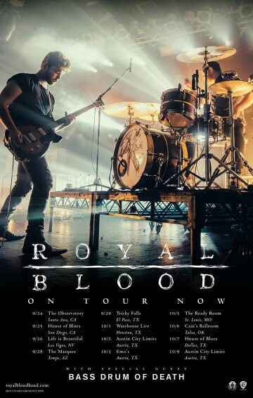 Royal Blood Band, Royal Blood, Rock And Roll Bands, Band Posters, Room Posters, Concert Posters, Life Is Beautiful, St Louis, Rock And Roll