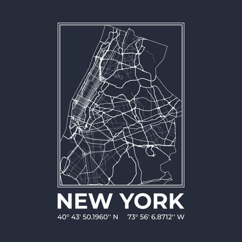 Check out this awesome 'New+York+minimilaist+map+%28white+edition%29' design on @TeePublic! Map Tshirt Design, Map Outline, Map Of New York, Map Design, Design Quotes, Graphic Design Logo, Graphic Tshirt, Shirt Designs, Logo Design