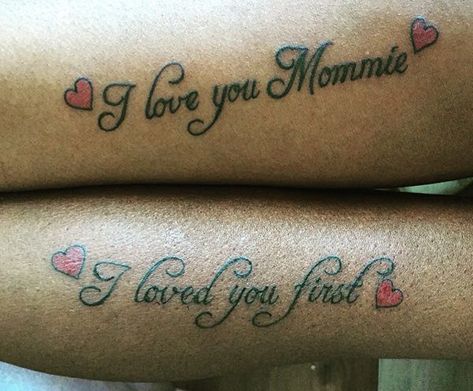 Mom And Son Tattoos Matching, Mom And Son Tattoo Ideas Matching, Mother And Son Tattoo Ideas Matching, Mother Daughter Infinity Tattoos, Mama Tattoos, Mommy Daughter Tattoos, Son Tattoos, Mother Son Tattoos, Promise Tattoo