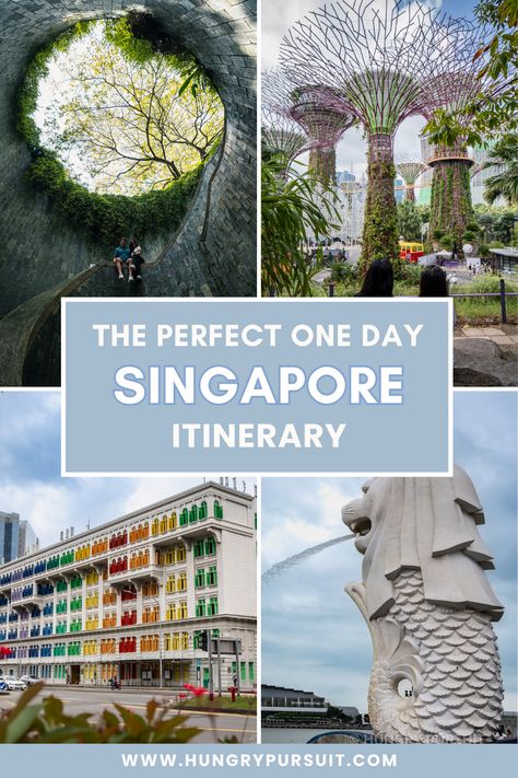 Singapore is one of the top Asia travel destinations Embark on an adventure in Singapore with our 2024 Ultimate One Day Itinerary. In this itinerary, explore the best places to visit in Singapore. We will share our travel photography and a detailed travel guide to optimize your day to make the most of your 24 hours in Singapore. Explore attractions, budget travel hacks for your upcoming Singapore vacation. Singapore Travel Tips, Singapore Itinerary, Things To Do In Singapore, Visit Singapore, Travel Destinations Asia, Singapore Travel, Asia Travel Guide, Southeast Asia Travel, Gardens By The Bay